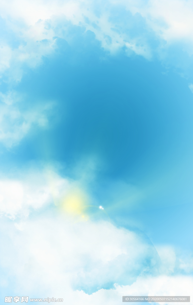 天空白云素材背景