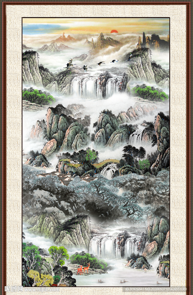 国画山水