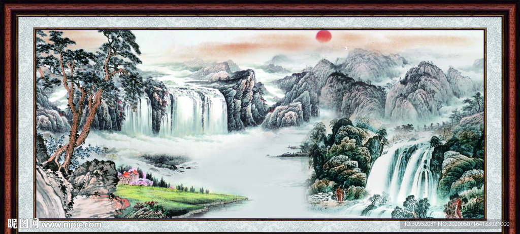 国画山水