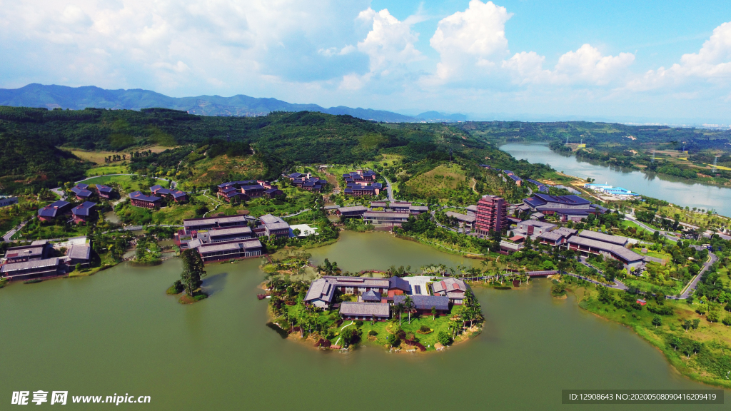 百色干部学院 全景图