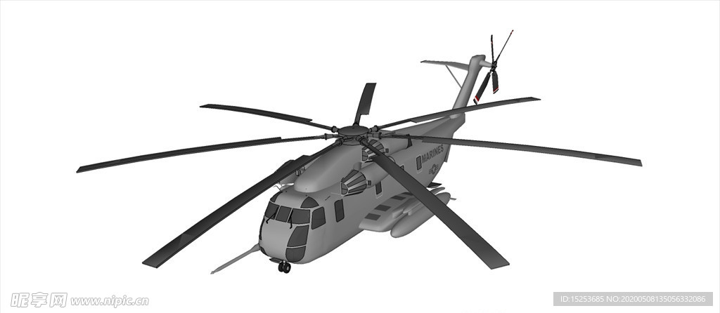 CH-53E直升机模型