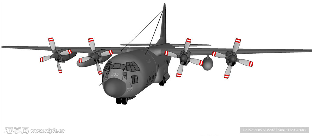 重型货运飞机模型