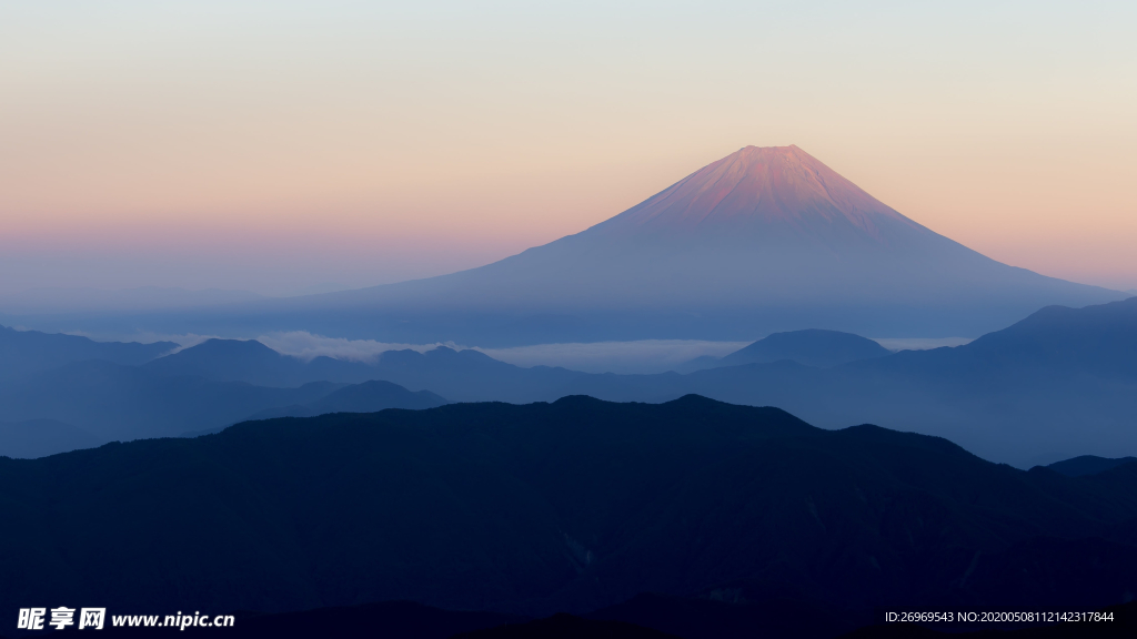 群山 云海 夕阳 朝阳