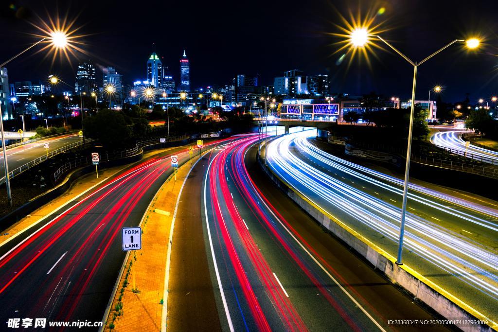 高速公路夜景