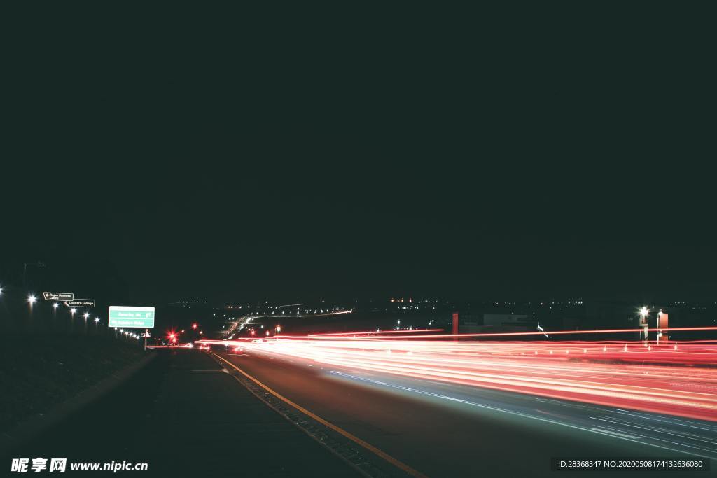 高速公路夜景