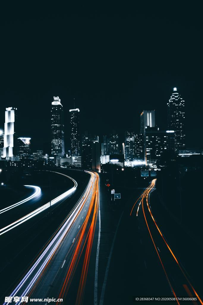 高速公路夜景