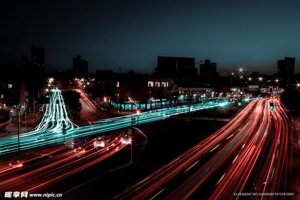 高速公路夜景