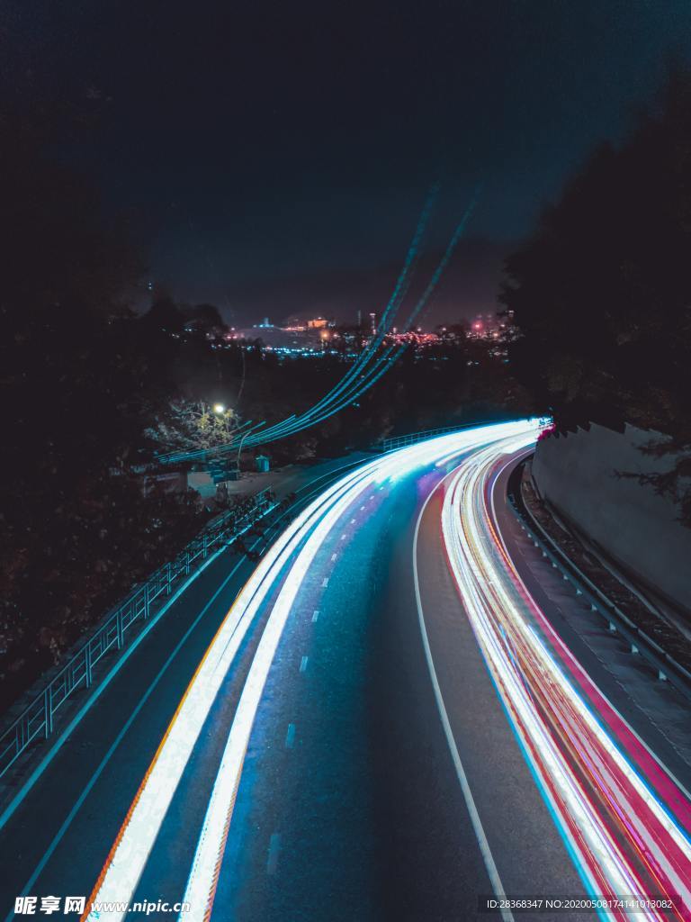 高速公路夜景