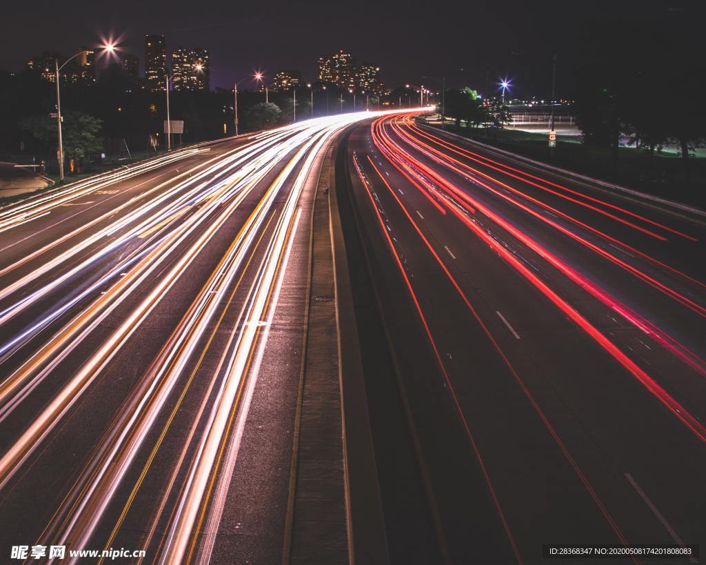 高速公路夜景