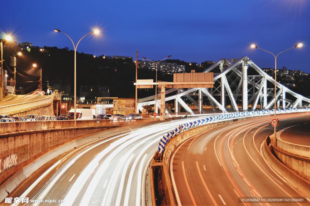 高速公路夜景