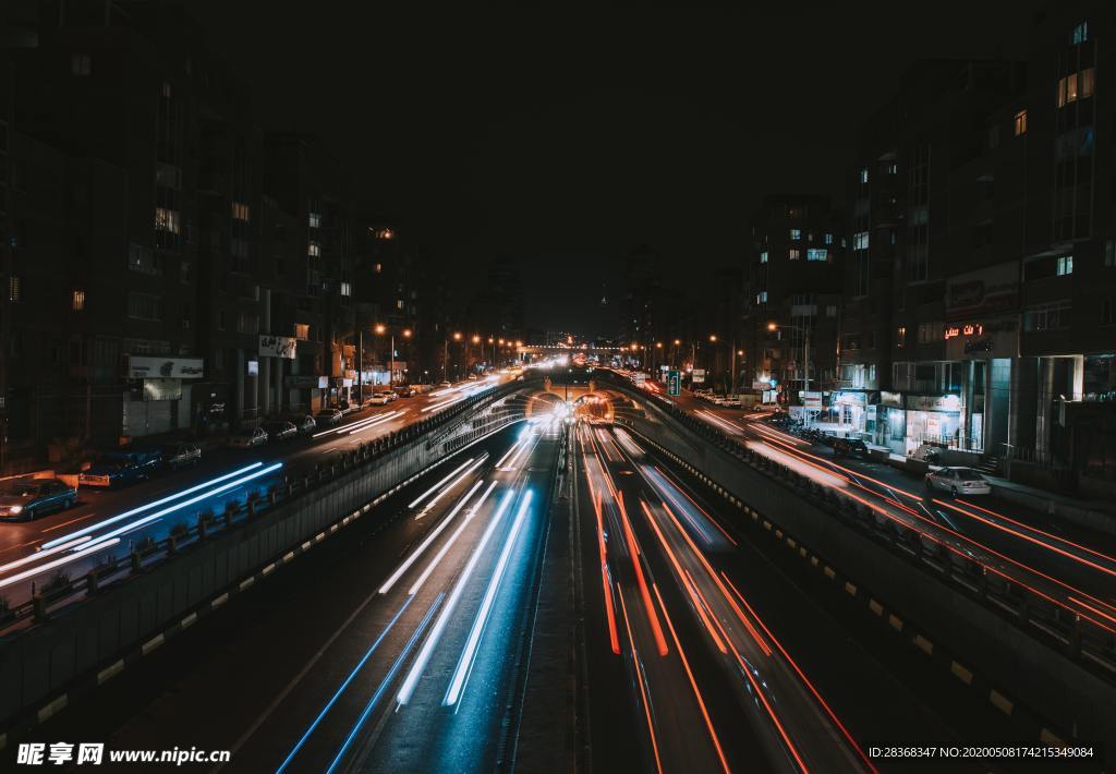 高速公路夜景