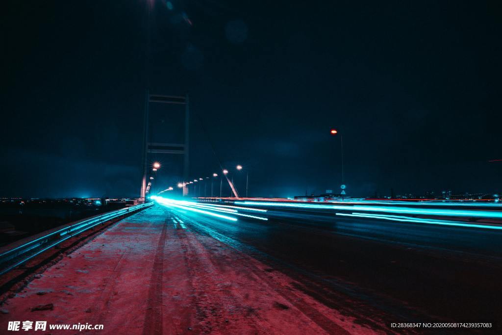 高速公路夜景