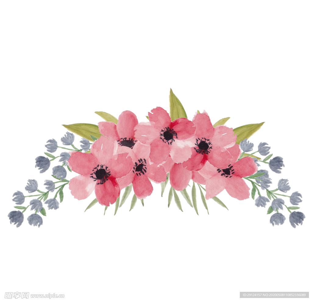 花卉树叶