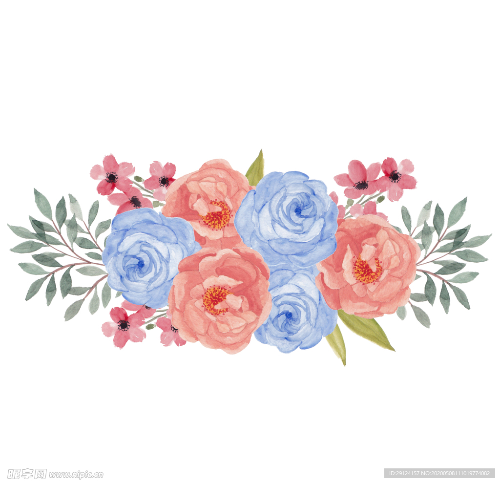 花卉树叶