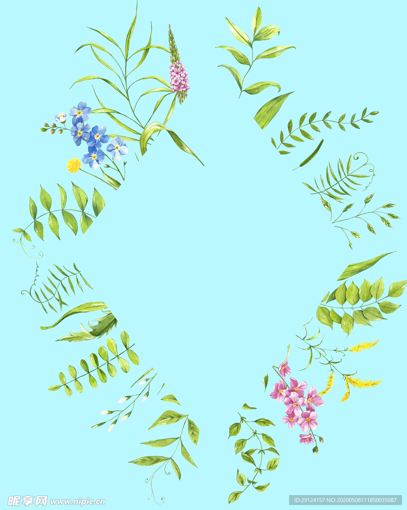 植物边框