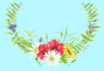 花卉边框