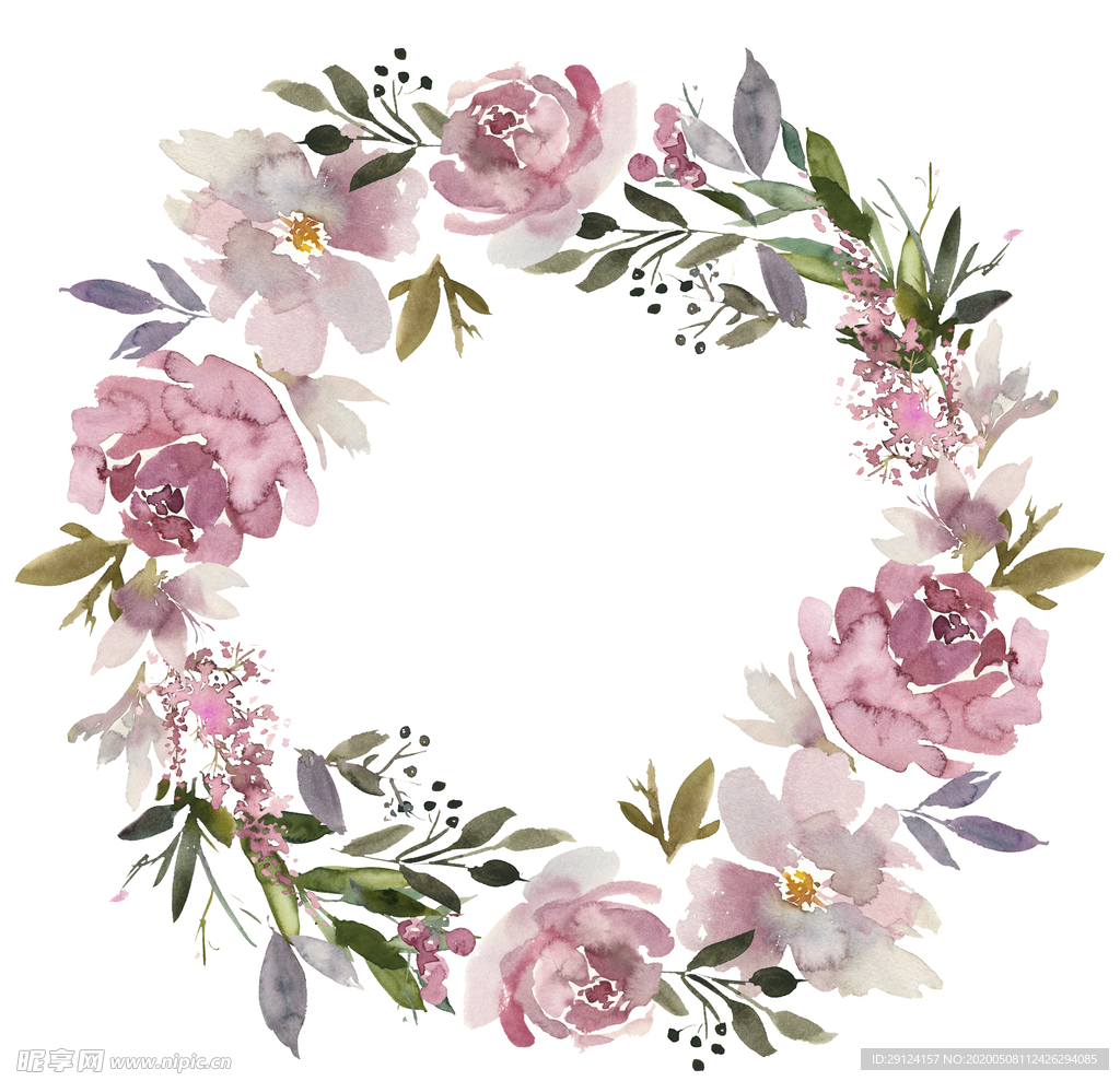 花卉边框