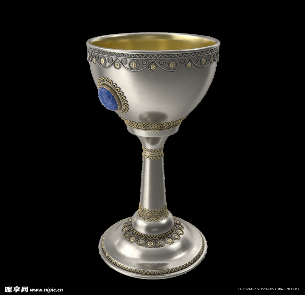 银酒杯