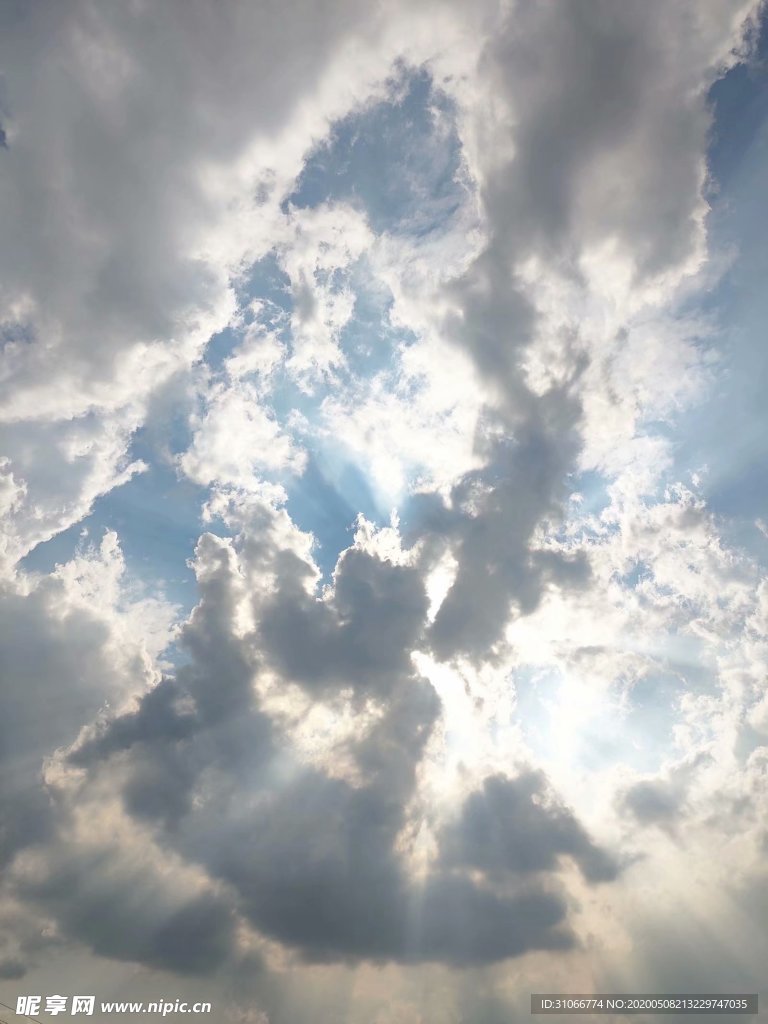 天空背景白云