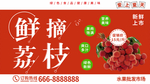 鲜摘荔枝
