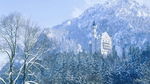 德国 新天鹅城堡 风景 山水