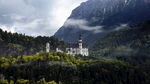 德国 新天鹅城堡 风景 山水