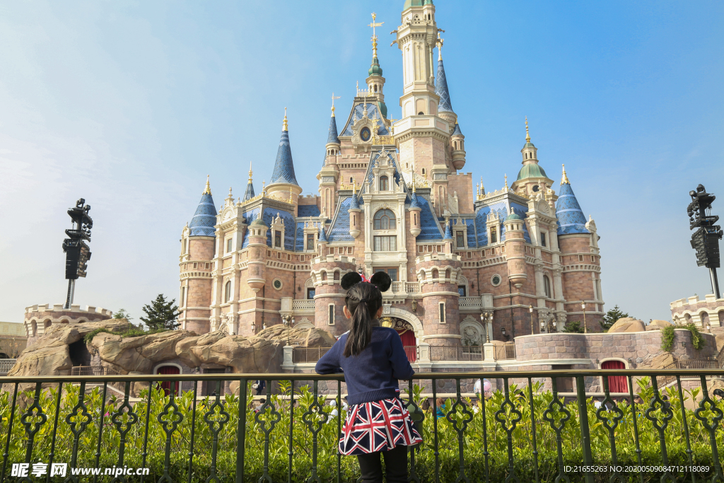迪士尼旅游摄影图