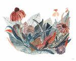北欧风格淡色水彩画