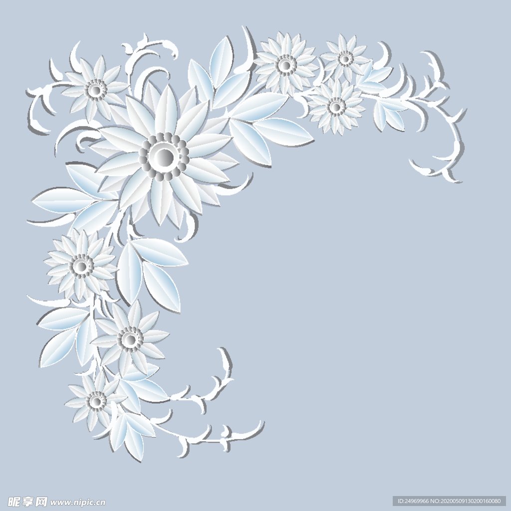 剪纸花纹