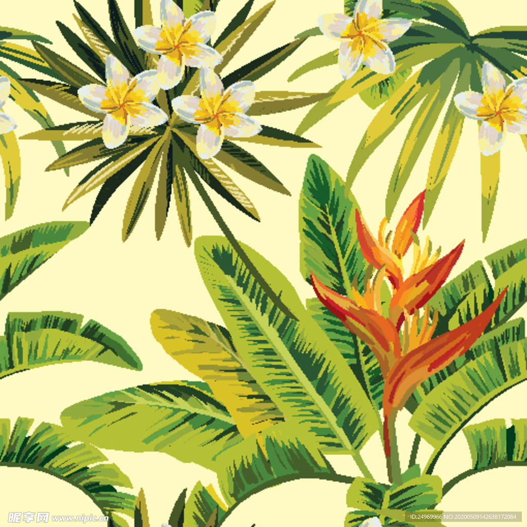 丛林花纹