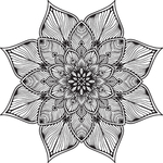 曼陀罗花纹