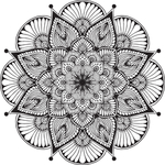 曼陀罗花纹