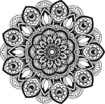 曼陀罗花纹