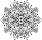 曼陀罗花纹