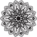 曼陀罗花纹