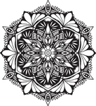 曼陀罗花纹