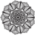 曼陀罗花纹