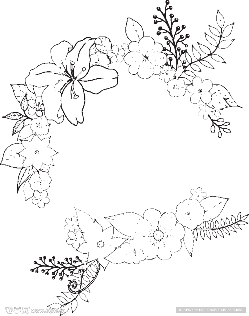 曼陀罗花纹