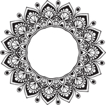 曼陀罗花纹