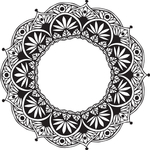 曼陀罗花纹