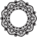 曼陀罗花纹
