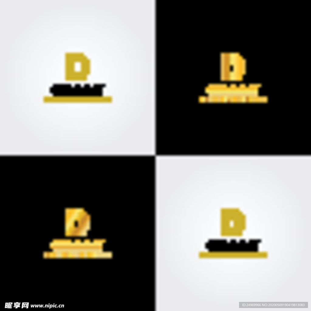 字母图标