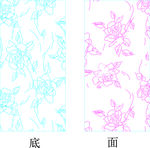 玫瑰  倩影 抽象  欧式花纹