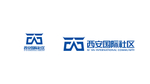 西安国际社区标志标识logo