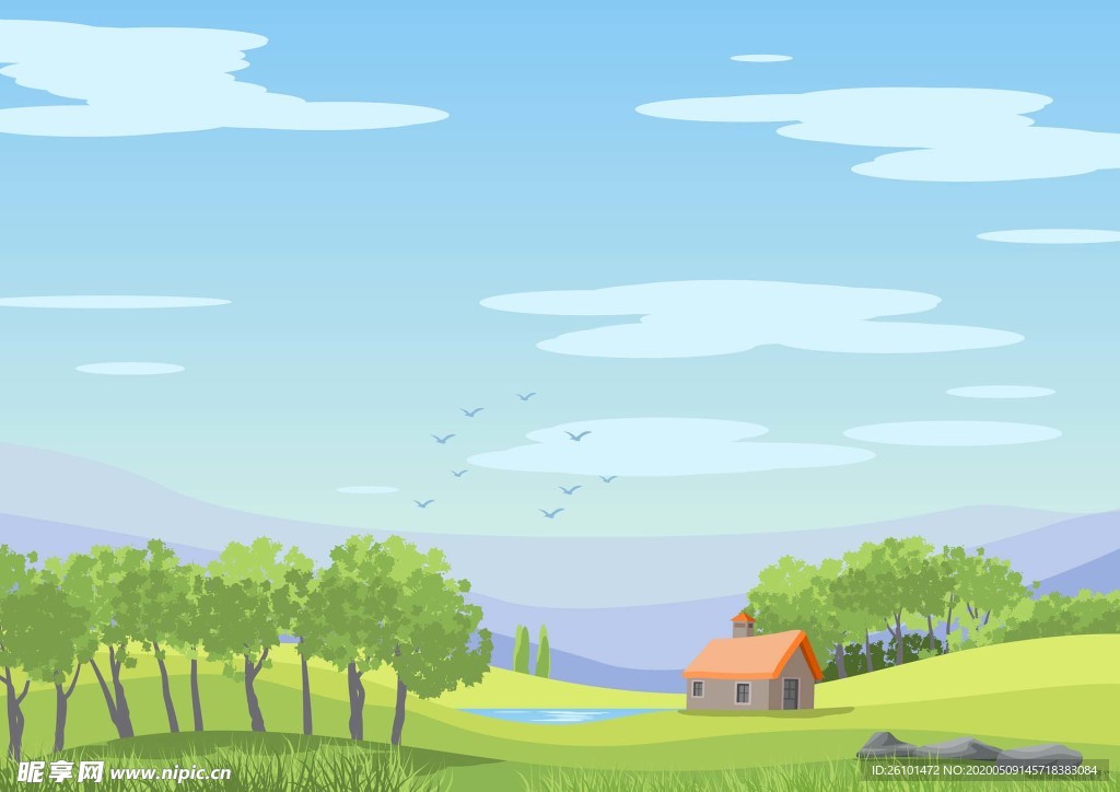 风景插画