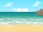 海边背景