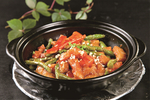 常茄子烧豆角