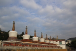 青海塔尔寺白塔