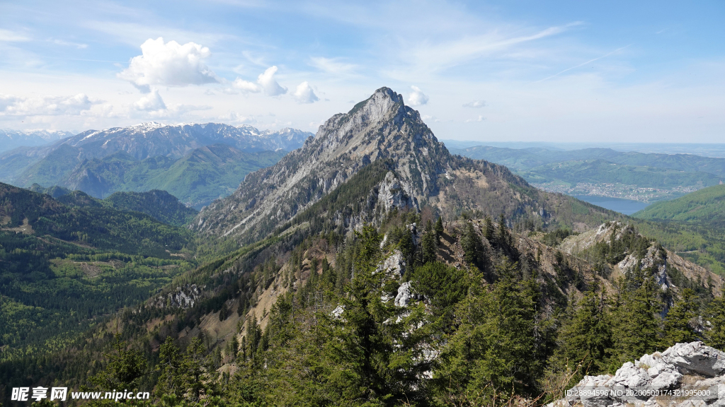 阿尔卑斯山全景图