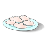 手绘食物 线描食物 食物线稿